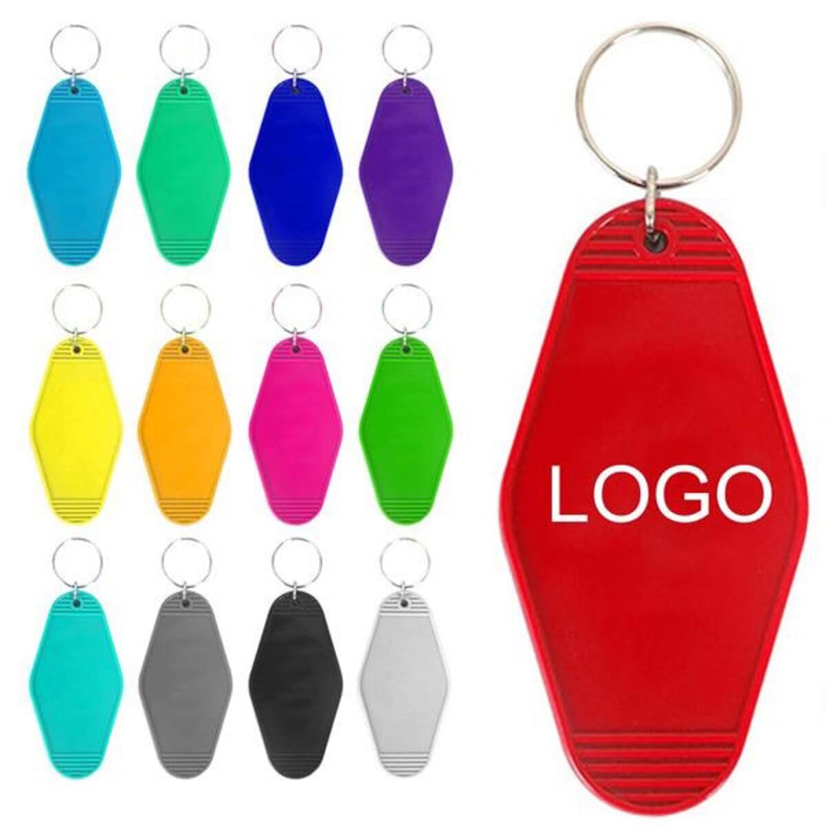Motel Key Tag W/ Keyring