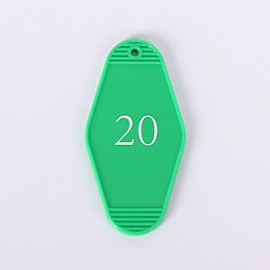 Motel Key Tag W/ Keyring