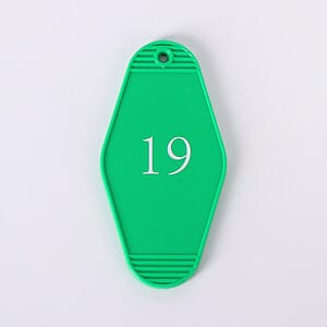 Motel Key Tag W/ Keyring