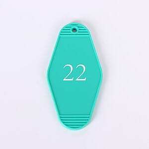 Motel Key Tag W/ Keyring