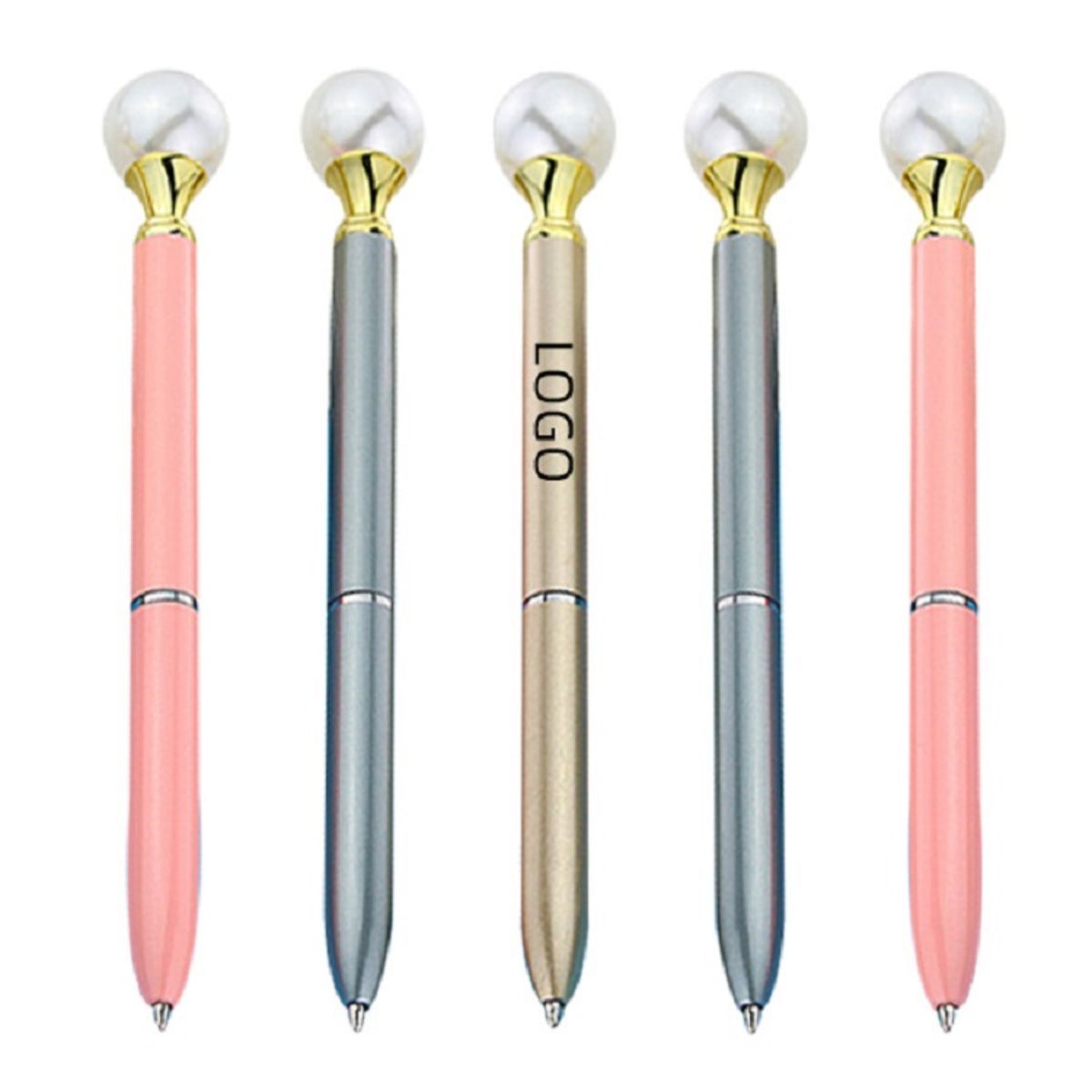 Click Action Pearl Shaped Ballpoint Pen