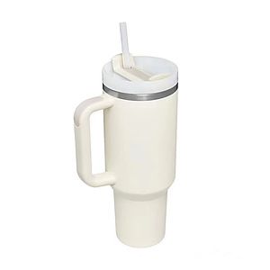 40 Oz Vacuum Tumbler W/ Handle and Straw