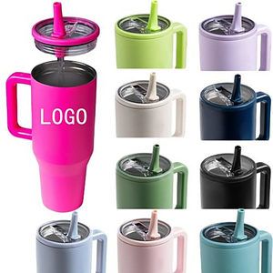 40oz Leak Proof Insulated Tumbler W/ Straw & Lid