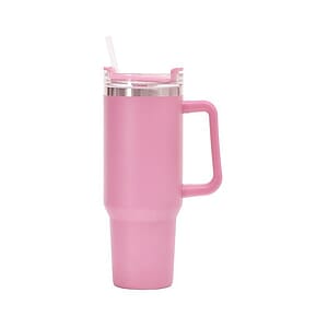 30 Oz Vacuum Tumbler W/ Handle and Straw