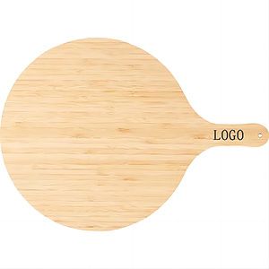 Round Pizza Cutting Board With Handle & Hanging Hole