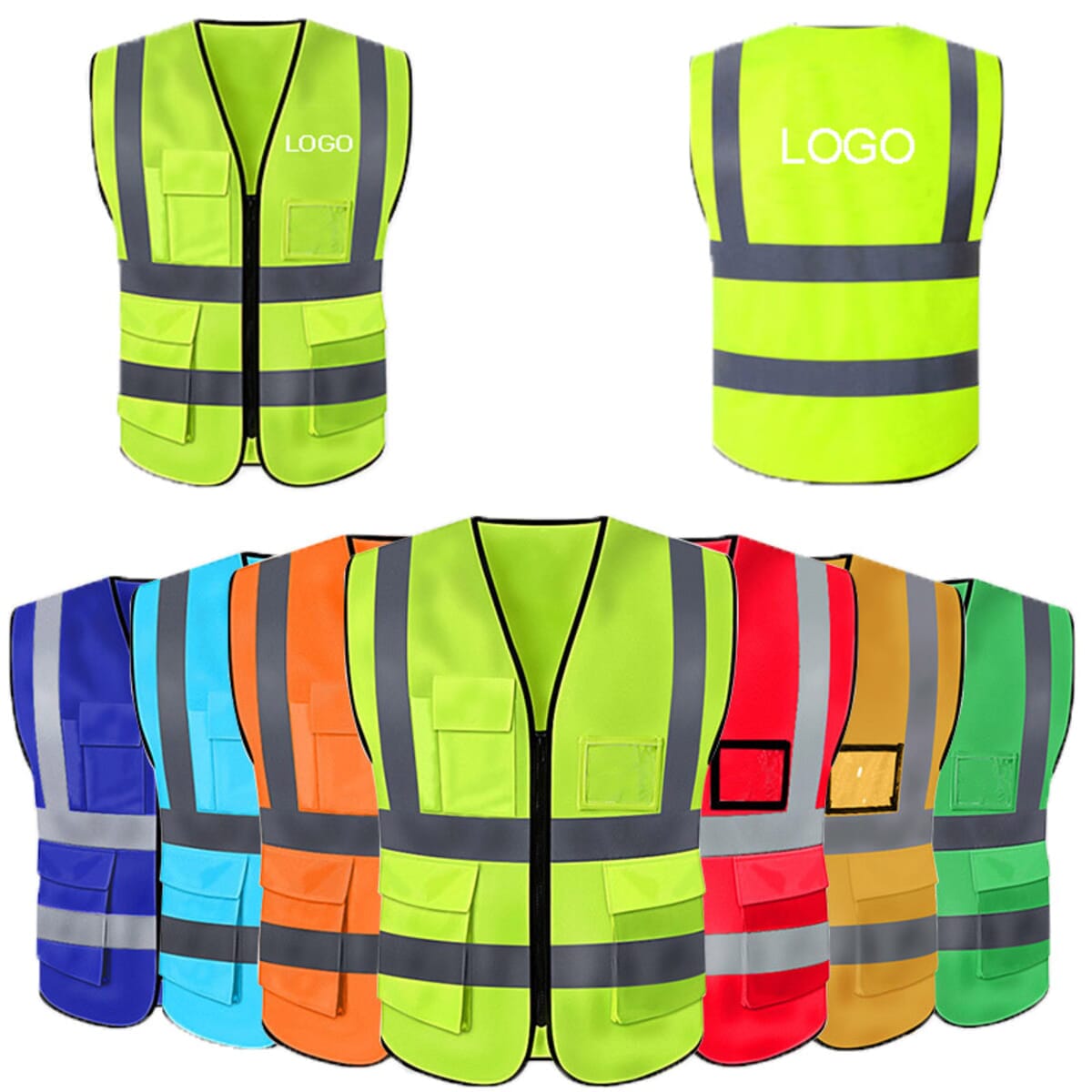 Construction Vest W/ Reflective Strip