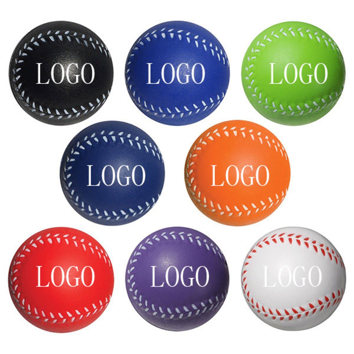 2 1/2" Baseball Stress Reliever