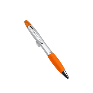 Twist-Action Ballpoint Pen W/ Highlighter