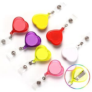 Heart Shape Badge Reel