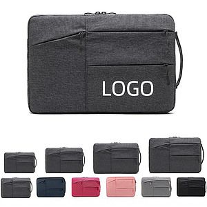15.6" Multi-compartment Laptop Sleeve W/ Side Handle