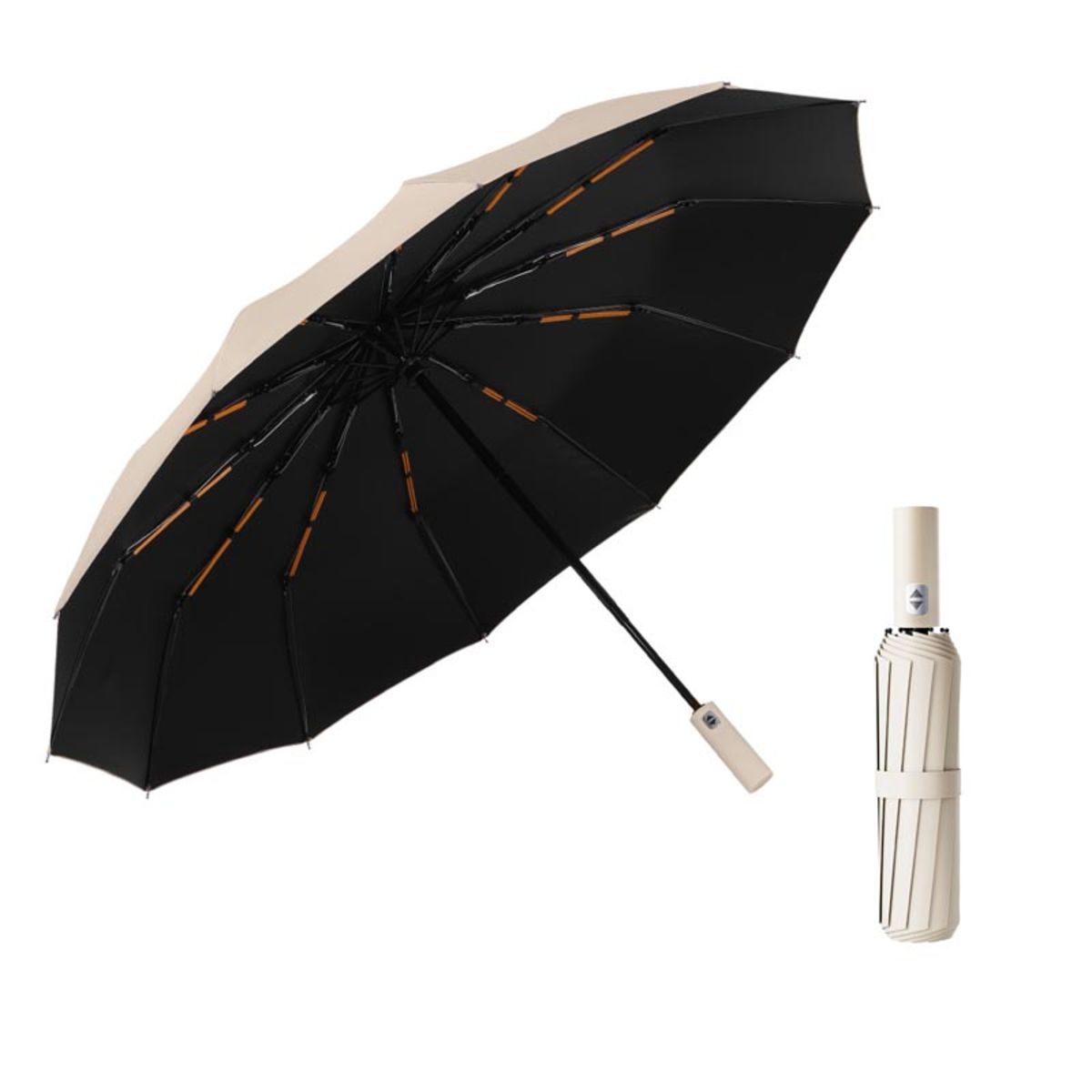 24-bone Pongee Foldable Umbrella