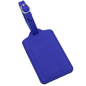PU Leather Luggage Tag W/ Open Window