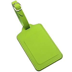 PU Leather Luggage Tag W/ Open Window