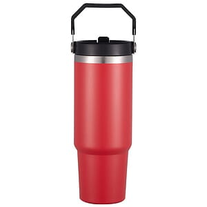 30 oz Stainless Steel Tumbler W/ Straw