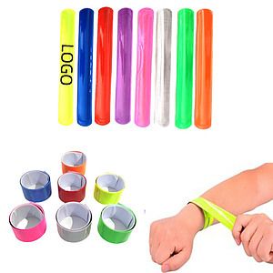 Reflective Slap Wristband(13" W x 1 3/16" H)