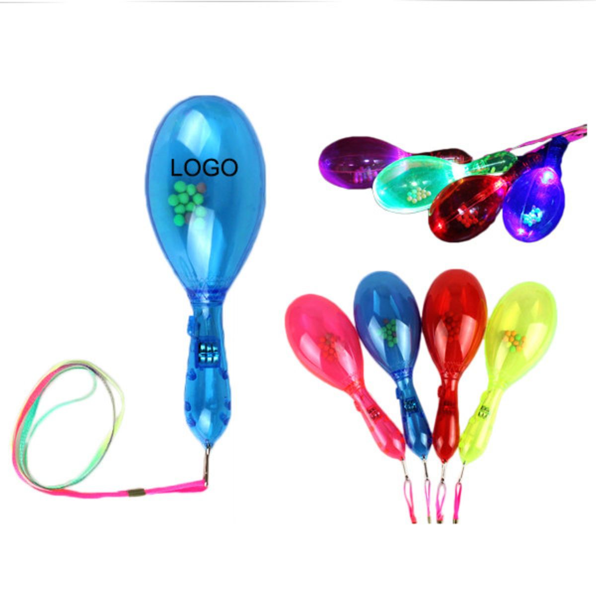 Plastic LED Flashing Light Sand Hammer