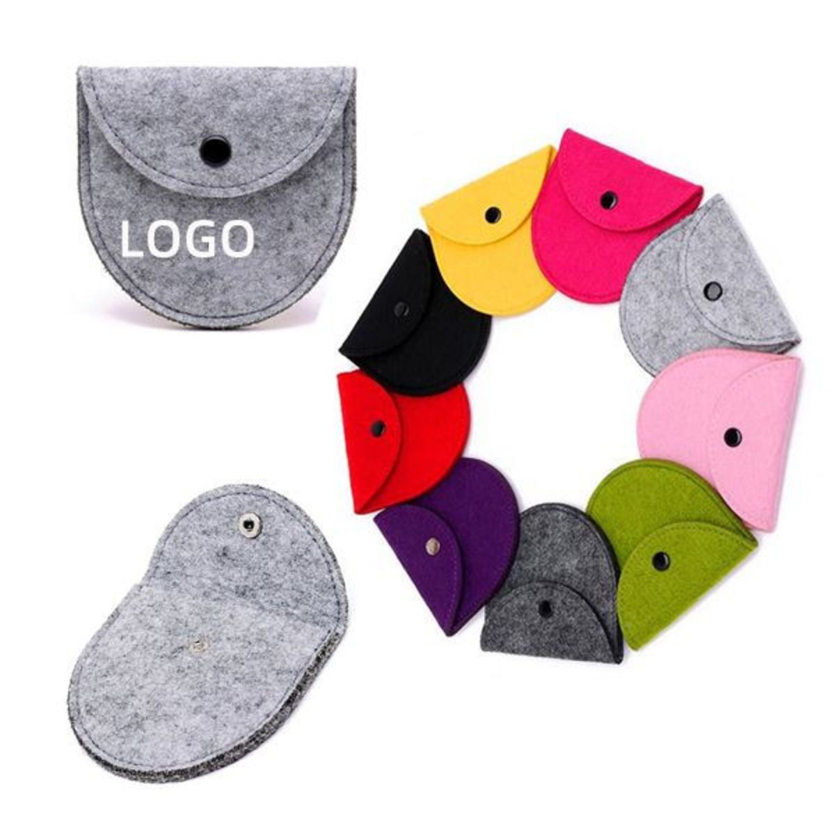 Felt Coin Purse Bag