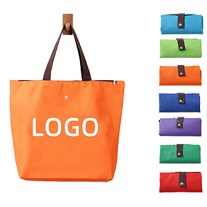 Foldable Zipper Shopping Tote Bag