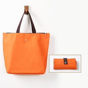 Foldable Zipper Shopping Tote Bag