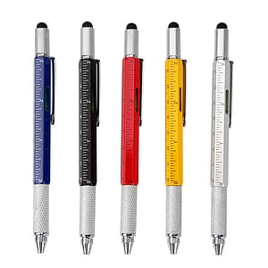 Plastic 6 In 1 Stylus Ballpoint Pen