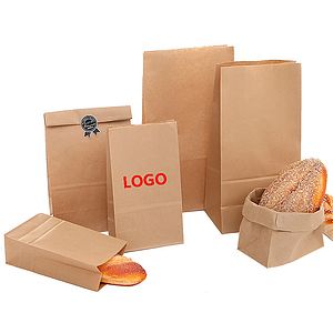 Natural/White Kraft Paper Lightweight SOS Grocery Bag(3 9/16" * 2 3/16" * 7 1/16")