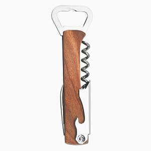 3 In 1 Multi-Function Wine Opener W/ Wood Handle