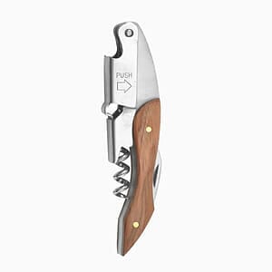 3 In 1 Multifunctional Wine Opener W/ Wood Handle
