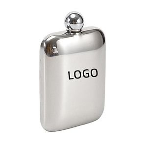 6 oz Stainless Steel Pocket Flask