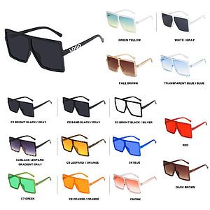Square Design Large Frame Sunglasses