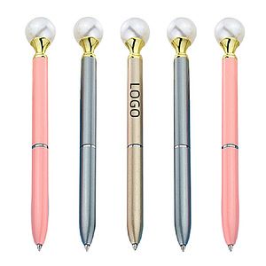Click Action Pearl Shaped Ballpoint Pen