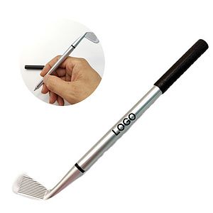 Golf Club-Shaped Plastic Ballpoint Pen