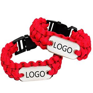 Survival Bracelet W Name Tags