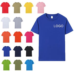 Multiple Colors Customizable Cotton T-Shirts