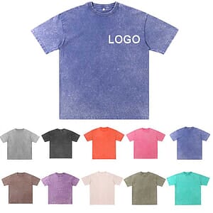 Custom Unisex Washed Cotton T-Shirt
