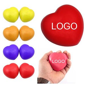 2 12 x 2 Heart shape stress reliever