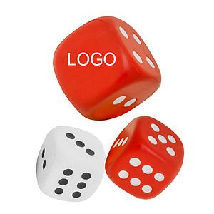 2 316 Dice Shaped Stress Ball