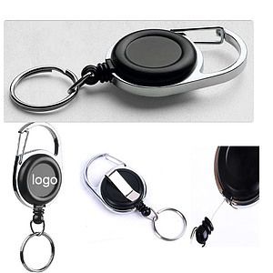 Custom Badge Reels W/ Belt Clip & Carabiner