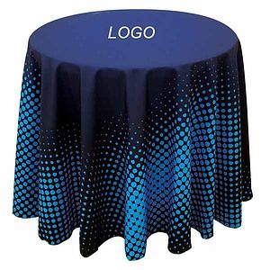 Round FULL BLEED Table Cover W 27 Overhang