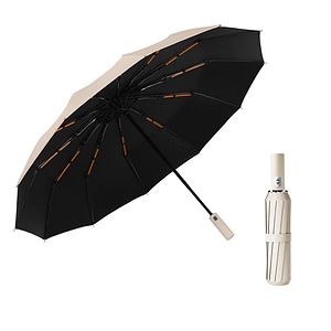 24-bone Pongee Foldable Umbrella