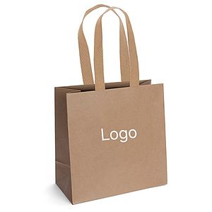 Large Kraft Paper Bag W/ Cotton Handle