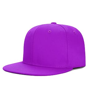 6 Panels Flat Bill Cap