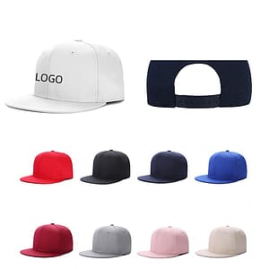 6 Panels Flat Bill Cap