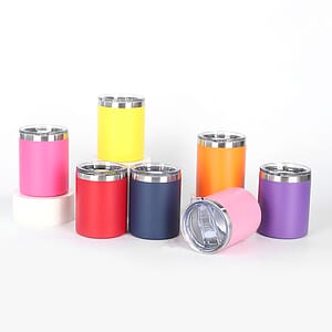 12 oz Stainless Steel Tumbler W/ Lid
