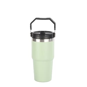 20 oz Stainless Steel Tumbler W/ Straw