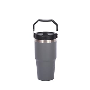 20 oz Stainless Steel Tumbler W/ Straw