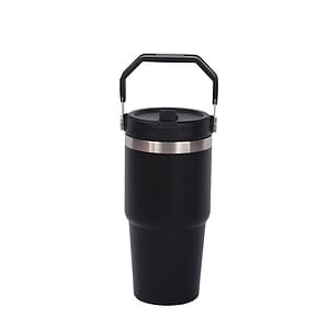 20 oz Stainless Steel Tumbler W/ Straw