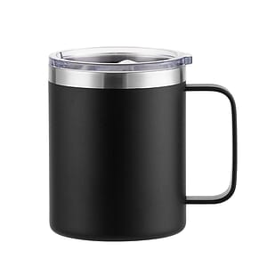 12 oz Stainless Steel Tumbler W/ Lid & Handle