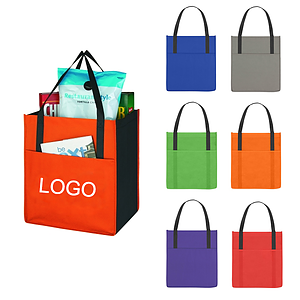 80 GSM Non-Woven Shopping Tote Bag With Pocket