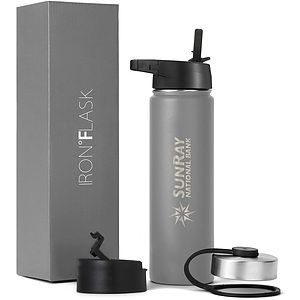 IRON FLASK WIDE MOUTH WATER BOTTLE 22 OZ