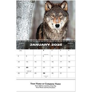 WILDLIFE WALL CALENDAR SPIRAL